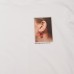 Washed Top Earrings Printed T-shirt