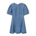 Slim fit flared skirt denim dress