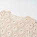 Summer crochet hollow lace top
