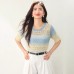 Casual Office Fashion Simple Elegant Slim-Fitting  Women's Top