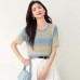 Casual Office Fashion Simple Elegant Slim-Fitting  Women's Top