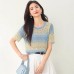 Casual Office Fashion Simple Elegant Slim-Fitting  Women's Top
