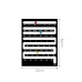 Nordic Style Acrylic Desktop Calendar - Creative Home & Wall Decor for Living Room, Bedroom