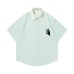 Embroidered Tie Short Sleeve