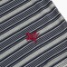 Splicing fake two striped short sleeves