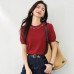 Commute Beaded Round Neck Knit Top for Women, Stylish and Elegant Casual Slim Fit Upperwear Commute Beaded Round Neck Knit Top for Women, Stylish and Elegant Casual Slim Fit Upperwear