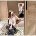 Feel Soft Drape Skin-Friendly Design with Lash Lace Trim Accent V-Neck Casual Top