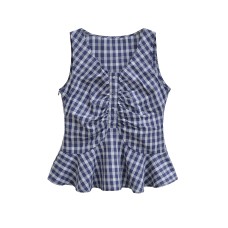 V-neck sleeveless top T-shirt