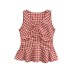 V-neck sleeveless top T-shirt