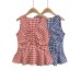 V-neck sleeveless top T-shirt