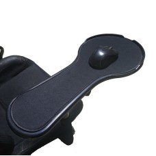 Larger Computer Arm Rest Support with Mouse Barrier and Wrist Pad, Suitable for Most Chair Arms