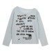 Bear Embellished Letter Print Mesh Overlay Loose Long Sleeve Sun Protection Top Bear Embellished Letter Print Mesh Overlay Loose Long Sleeve Sun Protection Top