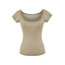 Square collar top for women
