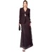 Elegant Soft Fashion Long Sleeve Long Dress Set Autumn  Casual Dress