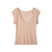 Lace Patchwork V-neck Short Sleeve Top for Women