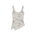 Fitted Crop Top with Straps for Women, Waist-Cinching Casual Top