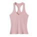 Ribbed V-Neck Pink Sleeveless Inner Layer Tank Top