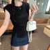 Belted Waist-Cinched Sleeveless V-Neck Top for Women