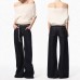 Smart Feel Pure Desire Multi-Way Wear Ribbed Knit Short Sleeve Minimalist Casual Loose Top for Women