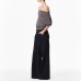 Smart Feel Pure Desire Multi-Way Wear Ribbed Knit Short Sleeve Minimalist Casual Loose Top for Women