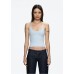 Backless Crop Top with Waist-Cinching Design, Soft and Comfortable Strapless Tank Top for Women