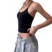 Backless Crop Top with Waist-Cinching Design, Soft and Comfortable Strapless Tank Top for Women