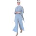 ComfortableCasual Autumn Solid Color Waist-Cinching Long Sleeve Batwing Top Set ComfortableCasual Autumn Solid Color Waist-Cinching Long Sleeve Batwing Top Set