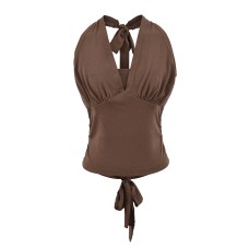 V-neck off shoulder top