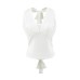 V-neck off shoulder top