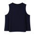 Round neck sleeveless top