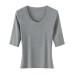 U-neck top for women