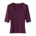 U-neck top for women