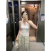 Unique Strapless V-Neck Zipper Sleeveless Vest
