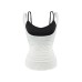 Slim fit camisole two-piece top for women Slim fit camisole two-piece top for women