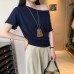 One-Shoulder Fitted Short Sleeve T-Shirt One-Shoulder Fitted Short Sleeve T-Shirt