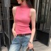 High-End High Neck Sleeveless Wool Knit Camisole Inner Layer Top High-End High Neck Sleeveless Wool Knit Camisole Inner Layer Top
