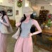 Style Neckline Strap Top Sleeveless Buttoned Casual Workwear Style Neckline Strap Top Sleeveless Buttoned Casual Workwear