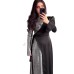 Patched Sequin Spring Long Sleeve Style Elegant Fashion Two-Piece Dress Feel