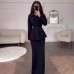 Elegant Long Sleeve Long Dress Set New Arrival Formal Dress Sweet Elegant Long Sleeve Long Dress Set New Arrival Formal Dress Sweet