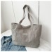 Corduroy shoulder crossbody bag