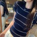 Green Stripe Regular Sleeve Fitted Wool Knit Green Stripe Regular Sleeve Fitted Wool Knit