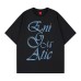 Hand drawn graffiti letters hot stamping short sleeves