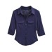 Collar and waist cinching top Collar and waist cinching top