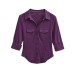 Collar and waist cinching top Collar and waist cinching top