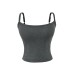 Slim fit round neck top for women
