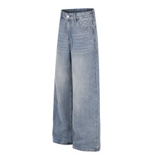 Make old washed denim jeans Make old washed denim jeans