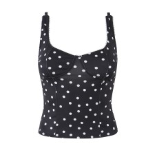 Slim fit round neck top for women