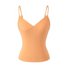 Slim fit V-neck top for women