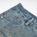 Hot stamping full print wide leg denim pants Hot stamping full print wide leg denim pants