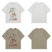 Portrait printed pure cotton short sleeved t-shirt